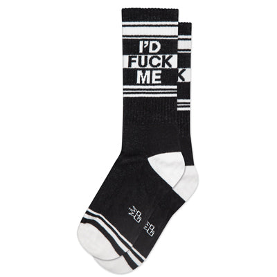 I'd Fuck Me Gym Socks in Black
