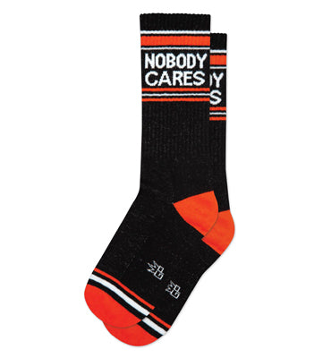 NOBODY CARES Gym Socks