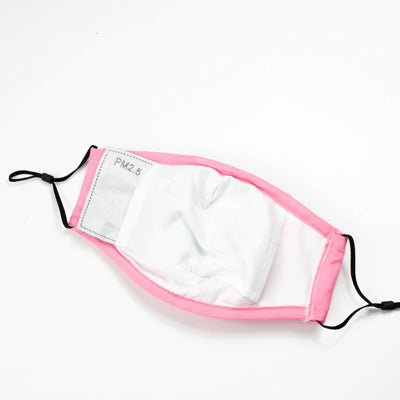Light Pink Face Mask with PM2.5 Filter