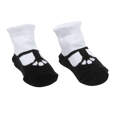 Black Mary Jane Sandal Socks