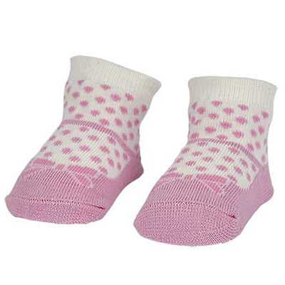 Pink Mary Jane With Polka Dots Socks