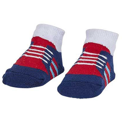 Red & Blue Sneaker Socks