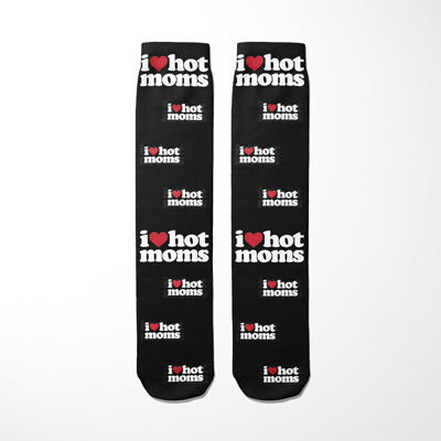 I Love Hot Moms Socks