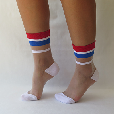 Olympia Strut Sheer Socks