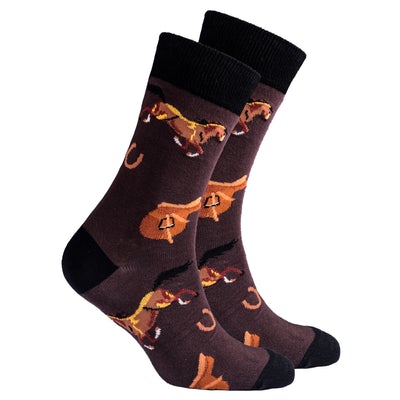 Men's Horse Crew Socks