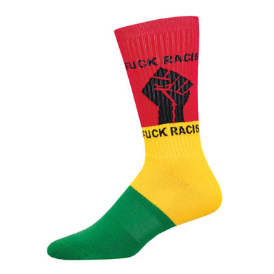 No BS - "Fuck Racism" Athletic Socks