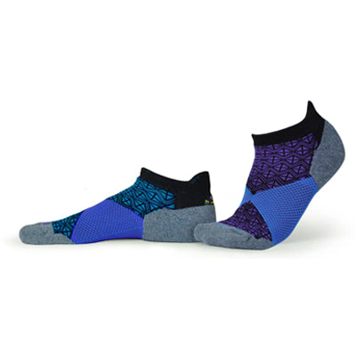 2 Pair: Ankle Performance Wool Socks - Flame