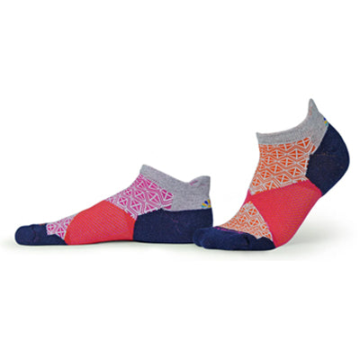2 Pair: Ankle Performance Wool Socks - Flame