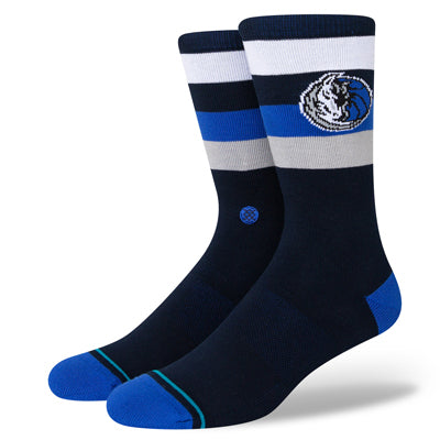 Dallas Mavericks Stripe Crew Socks