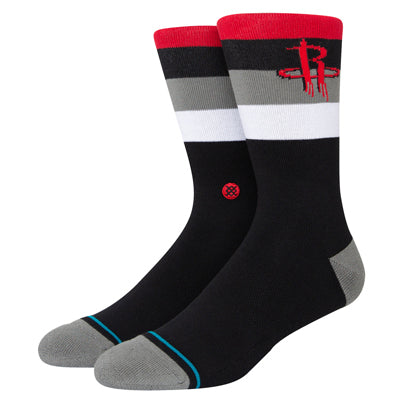 Houston Rockets Stripe Crew Socks