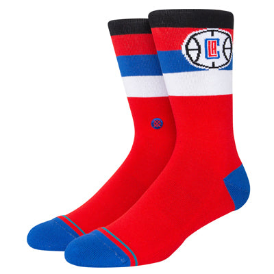 LA Clippers Stripe Crew Socks