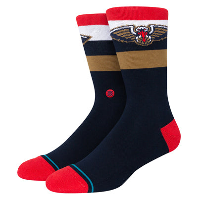 New Orleans Pelicans Stripe Crew Socks