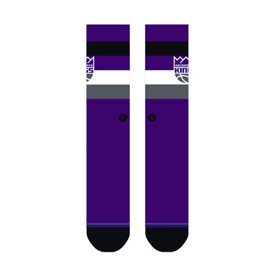 Sacramento Kings Stripe Crew Socks