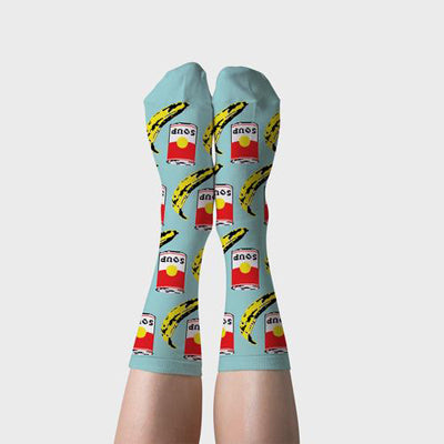 Pop Art Crew Socks - Women's